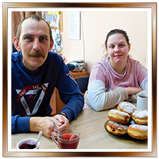 Nasi podopieczni jedzą pączki